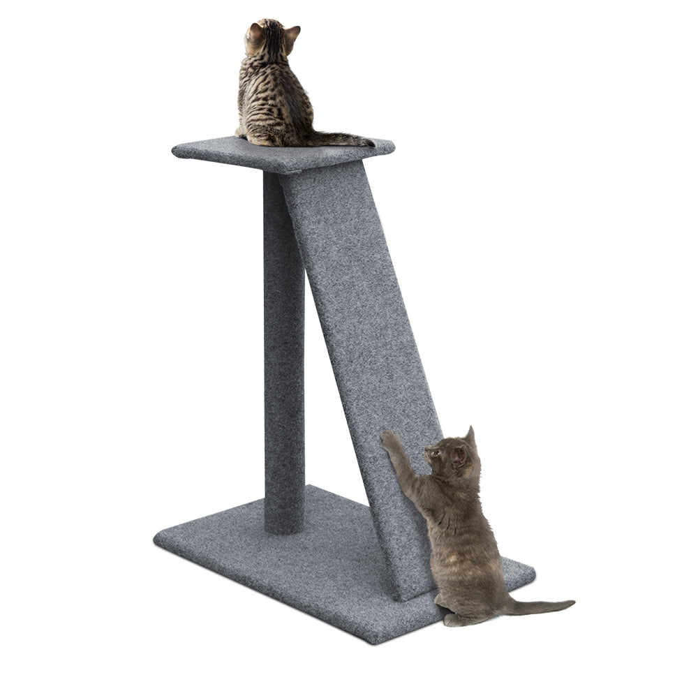 i.Pet Cat Tree 82cm Trees Scratching Post Scratcher Tower Condo House Furniture Wood Slide - KRE Group