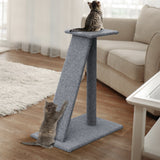 i.Pet Cat Tree 82cm Trees Scratching Post Scratcher Tower Condo House Furniture Wood Slide - KRE Group