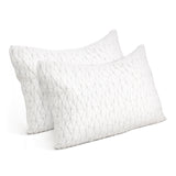 Giselle Bedding Set of 2 Rayon King Memory Foam Pillow: 90cm x 50cm - KRE Group