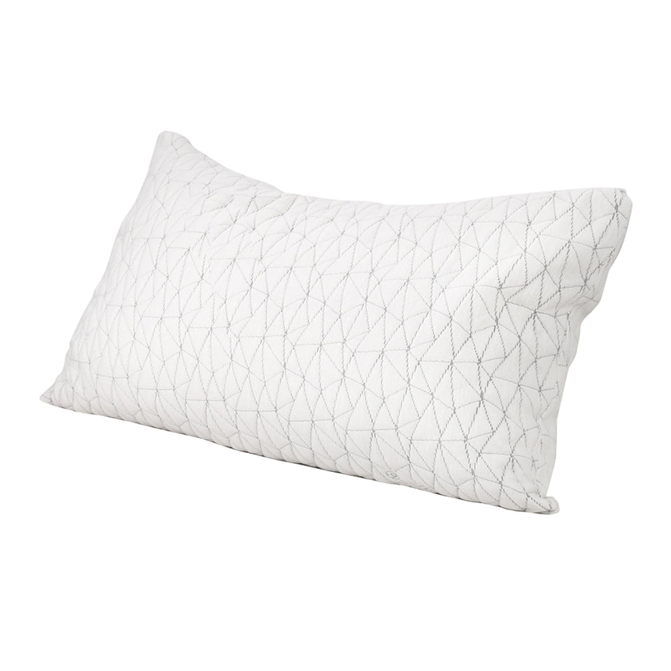 Giselle Bedding Set of 2 Rayon King Memory Foam Pillow: 90cm x 50cm - KRE Group