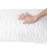 Giselle Bedding Set of 2 Rayon King Memory Foam Pillow: 90cm x 50cm - KRE Group