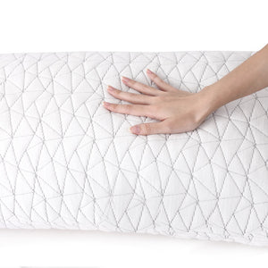 Giselle Bedding Set of 2 Rayon Single Memory Foam Pillow: 73cm x 48cm - KRE Group