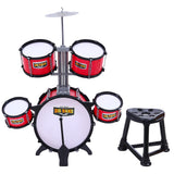 Keezi Kids 7 Drum Set Junior Drums Kit Musical Play Toys Children's Mini Big Band - KRE Group