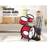 Keezi Kids 7 Drum Set Junior Drums Kit Musical Play Toys Children's Mini Big Band - KRE Group