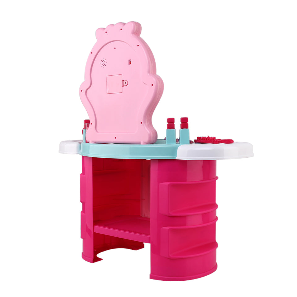 Keezi Kids Makeup Desk Play Set - Pink - KRE Group