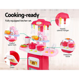 Keezi Kids Kitchen and Trolley Playset - Red - KRE Group