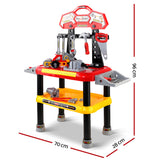 Keezi Kids Workbench Play Set - Red - KRE Group