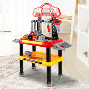 Keezi Kids Workbench Play Set - Red - KRE Group