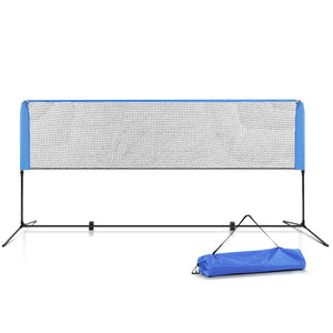 Everfit Portable Sports Net Stand Badminton Volleyball Tennis Soccer 3m 3ft Blue - KRE Group