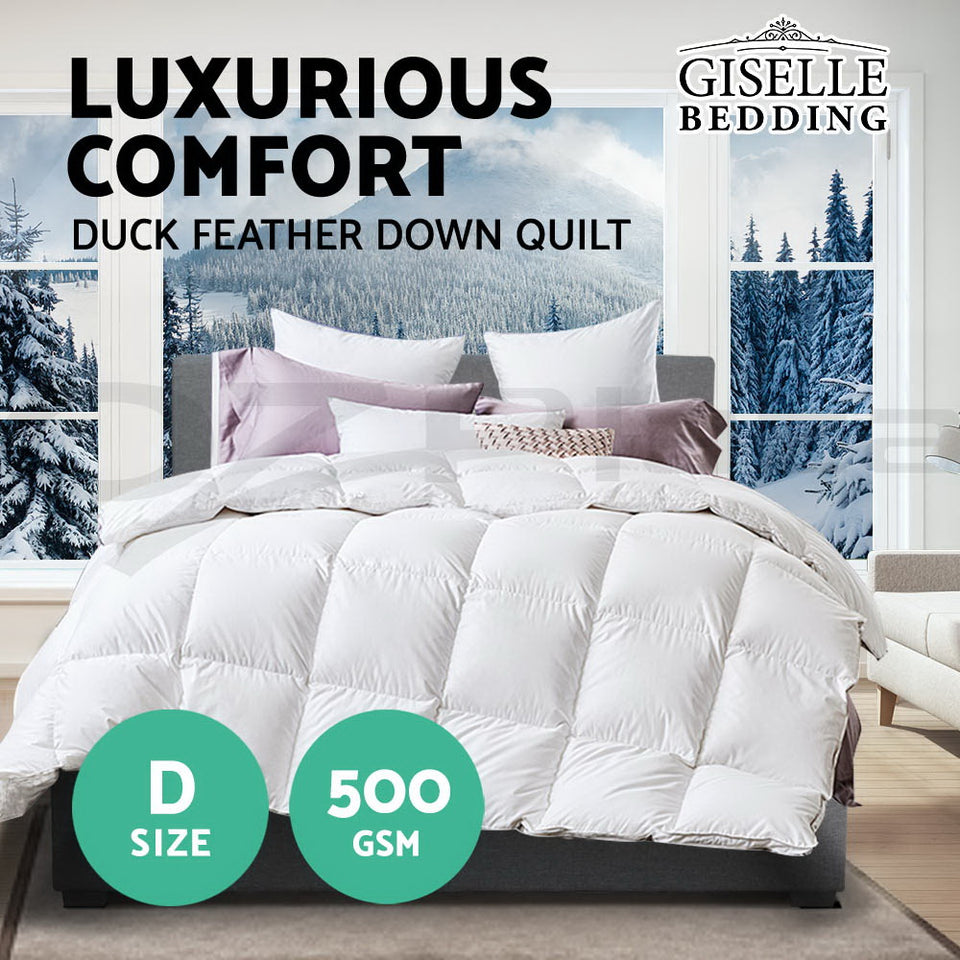 Giselle Bedding Double Size Duck Down Quilt - KRE Group