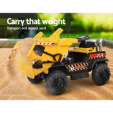 Rigo Kids Ride On Car Dumptruck 12V Electric Bulldozer Toys Cars Battery Yellow - KRE Group