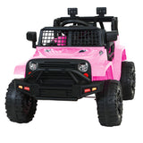 Rigo Kids Ride On Car Electric 12V Car Toys Jeep Battery Remote Control Pink - KRE Group