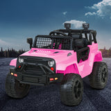 Rigo Kids Ride On Car Electric 12V Car Toys Jeep Battery Remote Control Pink - KRE Group