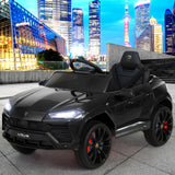 12V Electric Kids Ride On Toy Car Licensed Lamborghini URUS Remote Control Black - KRE Group