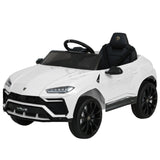 12V Electric Kids Ride On Toy Car Licensed Lamborghini URUS Remote Control White - KRE Group