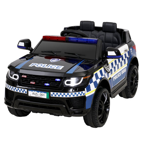 Ride On Car for Kids Inspired Patrol Police Black - Electric Powered - KRE Group