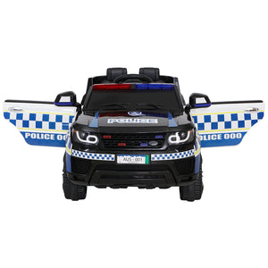 Ride On Car for Kids Inspired Patrol Police Black - Electric Powered - KRE Group