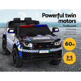 Ride On Car for Kids Inspired Patrol Police Black - Electric Powered - KRE Group