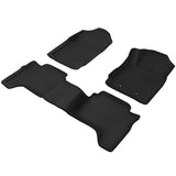 Car Floor Mats for Ford Ranger PX PX2 PX3 Dual Cab 2011-2019 3D Rubber - KRE Group