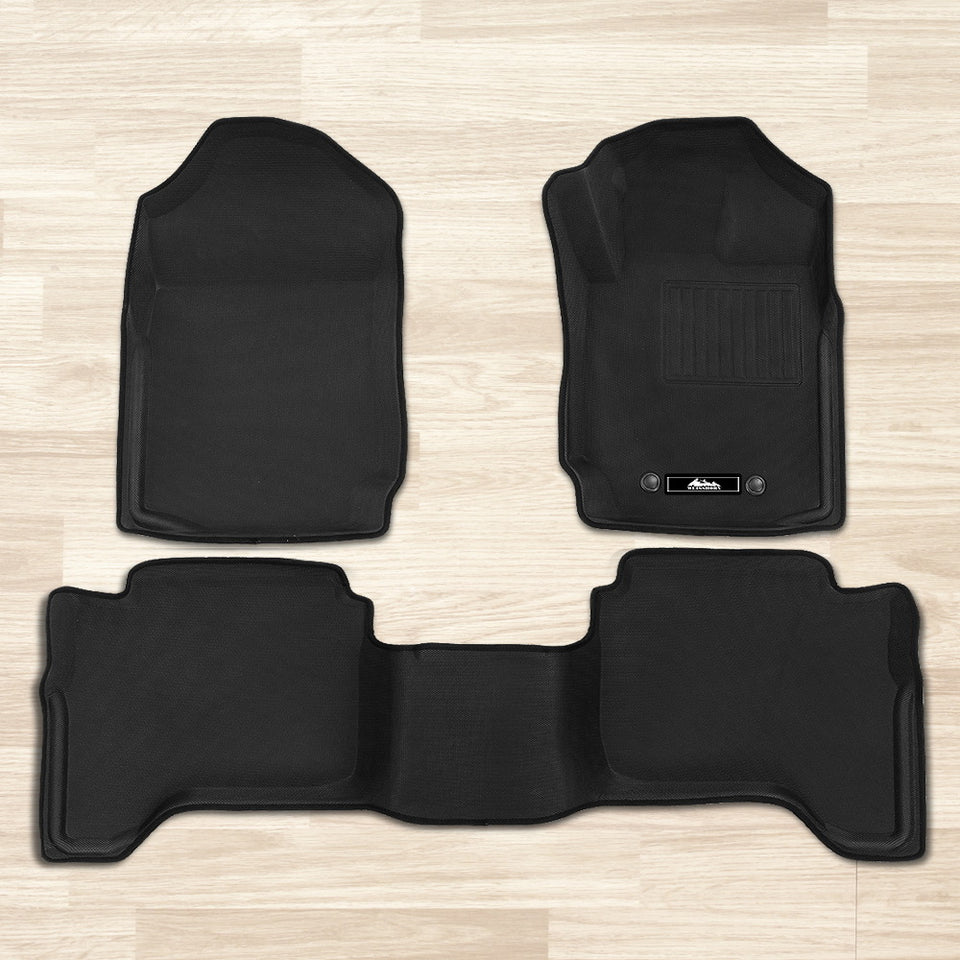 Car Floor Mats for Mazda BT50 Dual Crew Cab 2012 - 2018 3D Rubber BT-50 - KRE Group