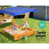 Keezi Outdoor Canopy Sand Pit - KRE Group