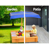 Keezi Outdoor Canopy Sand Pit - KRE Group