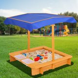 Keezi Outdoor Canopy Sand Pit - KRE Group