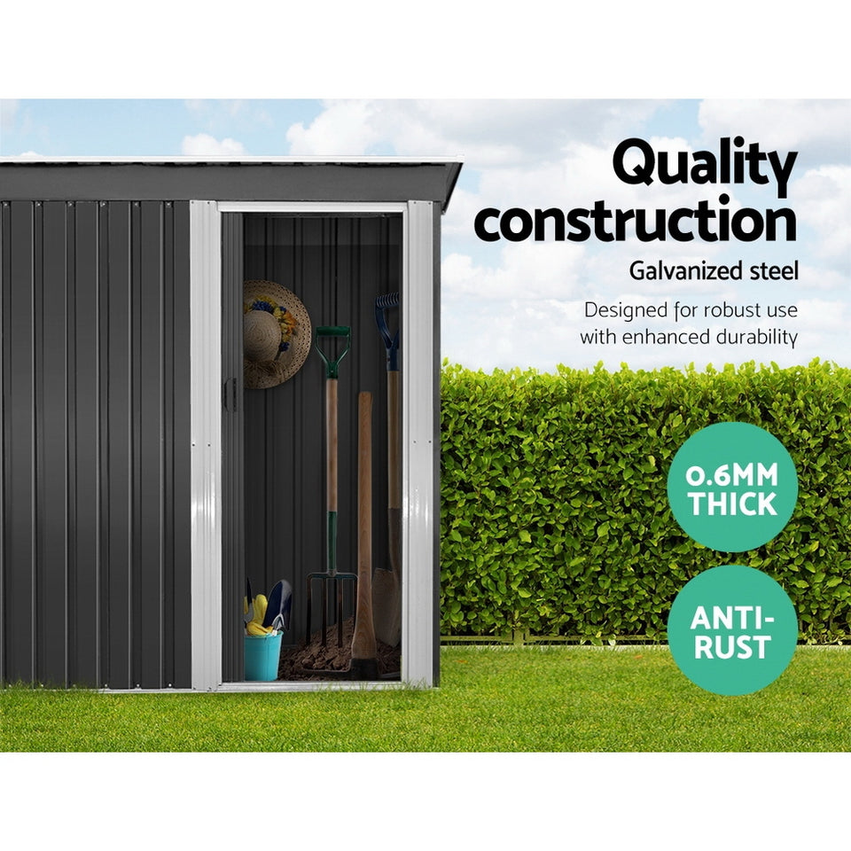 Giantz 1.64x0.89M Garden Shed Outdoor Storage Sheds Tool Workshop Shelter Metal - KRE Group