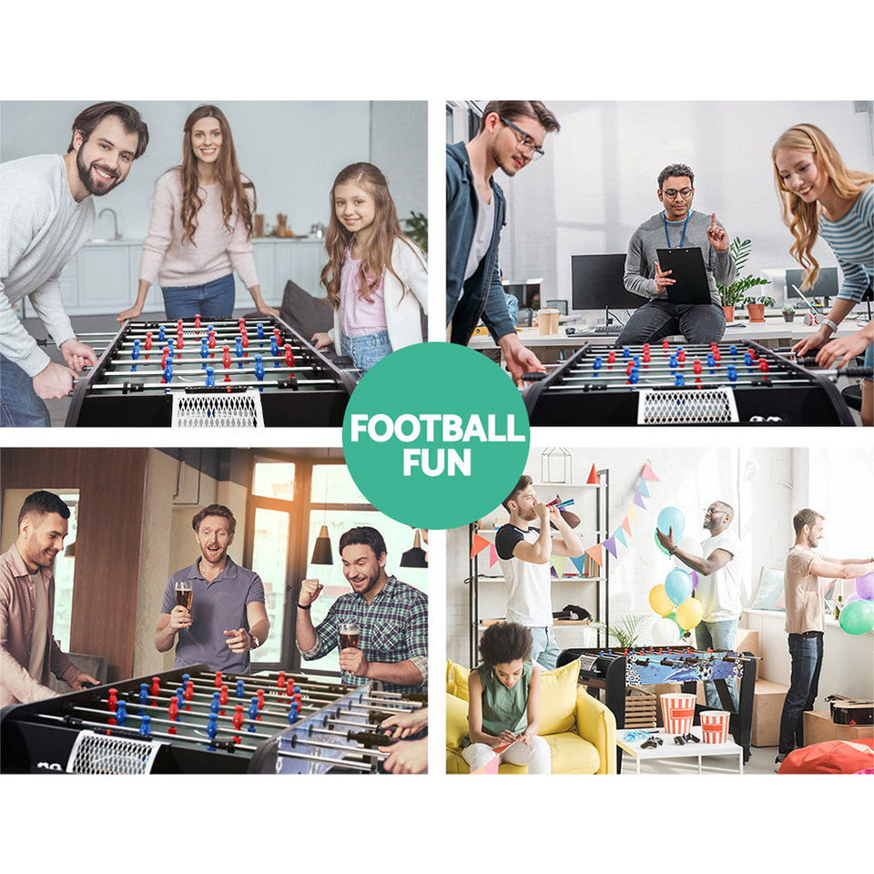 4FT Soccer Table Foosball Football Game Home Party Pub Size Kids Adult Toy Gift - KRE Group