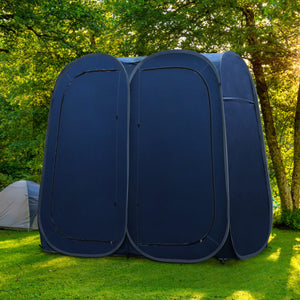 Portable Double Pop up Changing Room Shower Tent - KRE Group