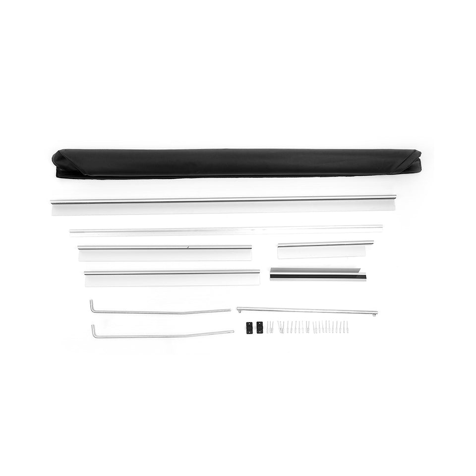 Weisshorn Fit TOYOTA HILUX SR5 A-DECK DUAL CAB Tonneau Cover Clip On UTE Truck - KRE Group