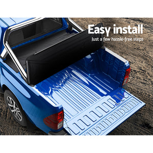 Weisshorn Fit TOYOTA HILUX SR5 A-DECK DUAL CAB Tonneau Cover Clip On UTE Truck - KRE Group