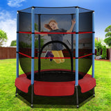 Everfit 4.5FT Trampoline Round Trampolines Kids Enclosure Outdoor Indoor Gift - KRE Group