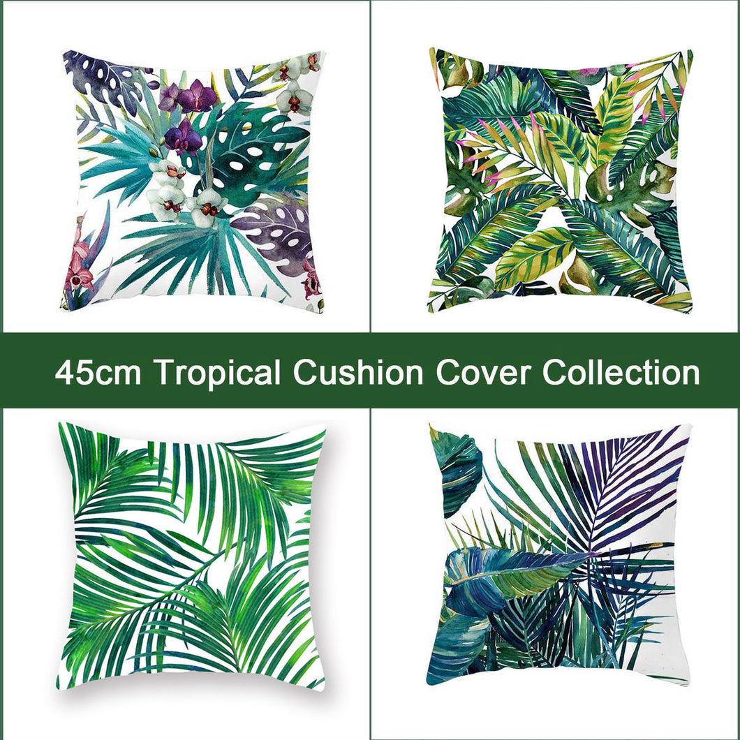 Modern Cushion Covers - Tropical Style - 4pcs Pack - KRE Group