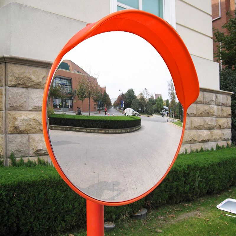 60cm Round Convex Mirror Blind Spot Safety Traffic Driveway Shop Wide Angle