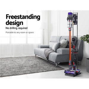 Freestanding Dyson Vacuum Stand Rack Holder Handheld Cleaner V6 7 8 V10 V11 Black - KRE Group