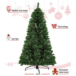 Jingle Jollys 1.8M 6FT Christmas Tree Xmas Decoration Home Decor 500 Tips Green - KRE Group