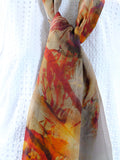 Silk Chiffon Scarf Boxing at Uluru - KRE Group