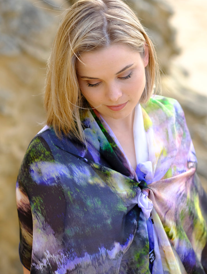 Silk Chiffon Scarf Platypus Magic - KRE Group