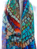 Silk Chiffon Scarf Dolphin - KRE Group