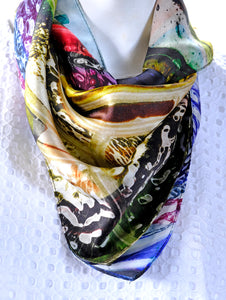 Silk Twill Scarf The Convent - KRE Group