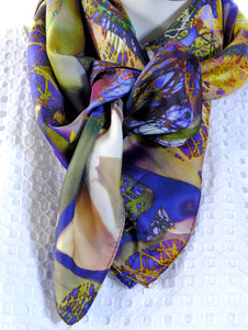 Silk Twill Scarf Cloudehill - KRE Group