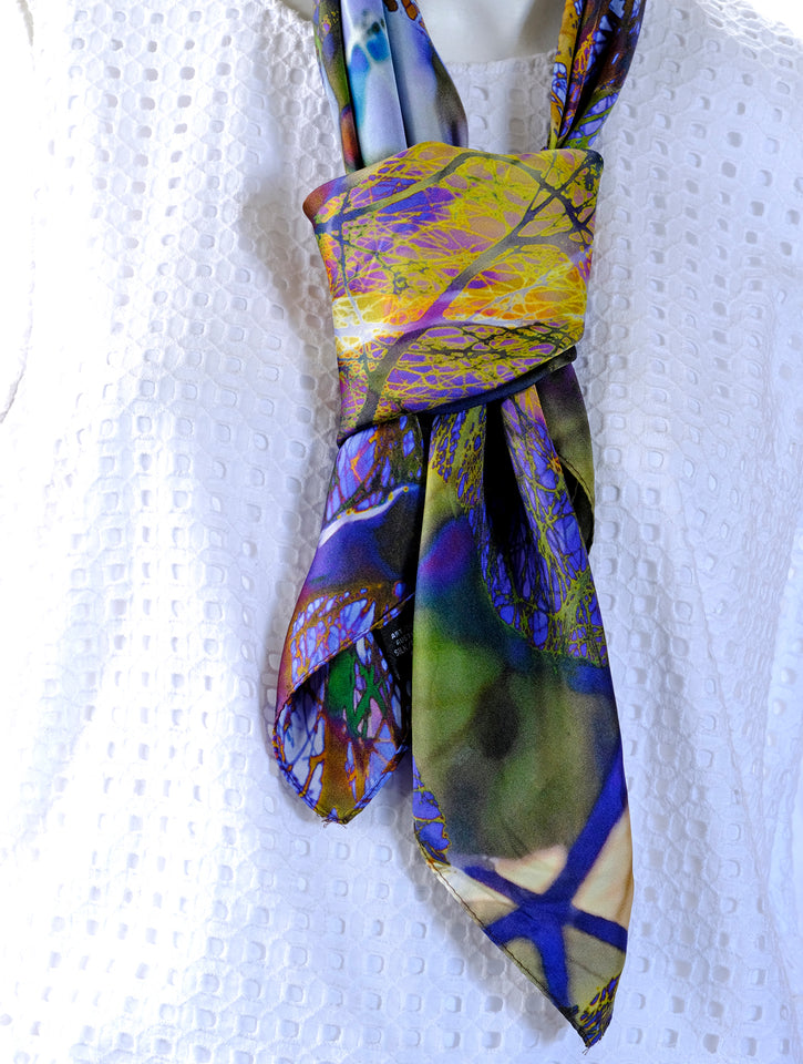 Silk Twill Scarf Cloudehill - KRE Group