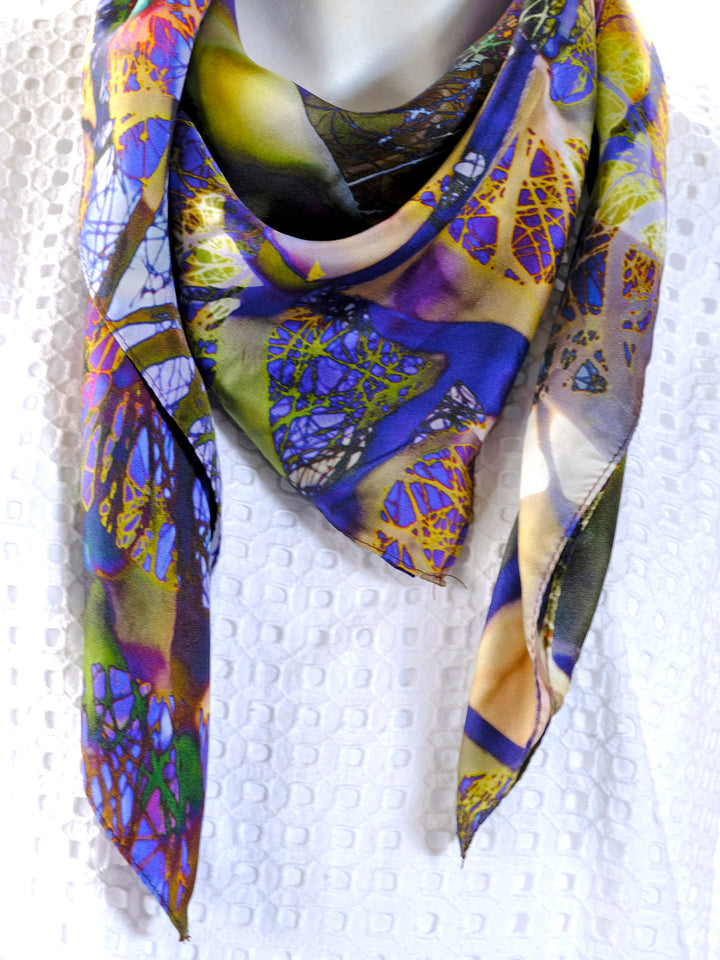 Silk Twill Scarf Cloudehill - KRE Group