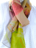 Silk Chiffon Scarf Flying Duck Orchid - KRE Group