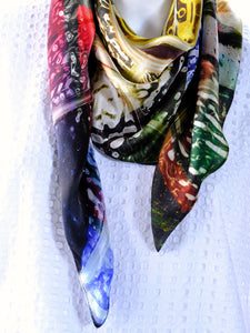 Silk Twill Scarf The Convent - KRE Group