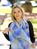 Silk Chiffon Scarf Superb Fairywren - KRE Group