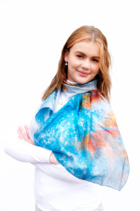 Silk Tabi Scarf Sea Stars - KRE Group