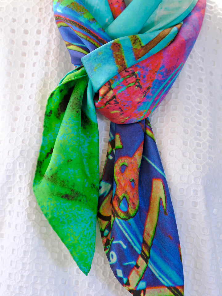 Silk Twill Scarf Eternal Love - KRE Group