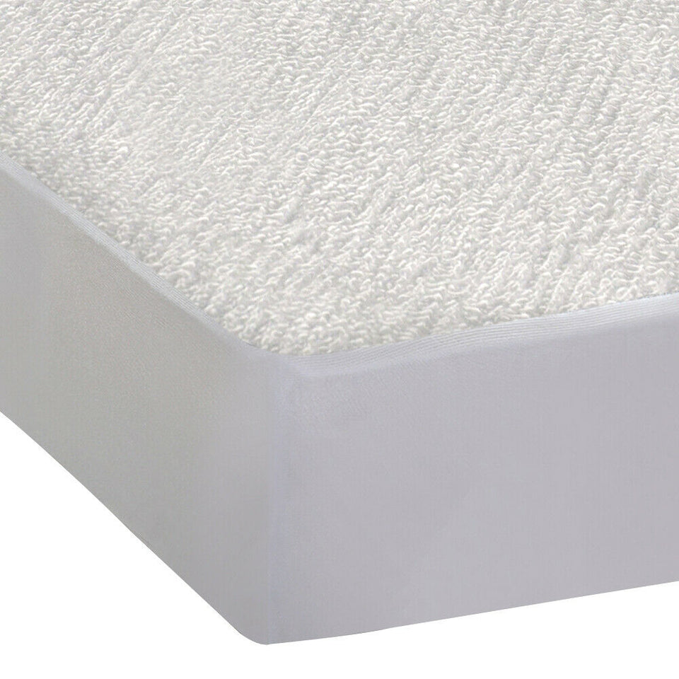 DreamZ Fitted Waterproof Mattress Protector with Bamboo Fibre Cover Single Size - KRE Group